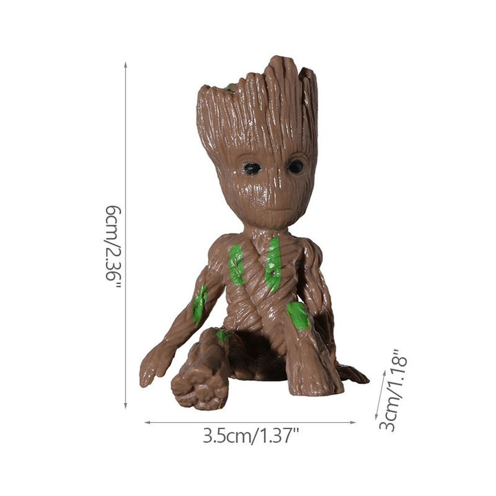 Cartoon Large Miniature Figure: Playful Office Decoration