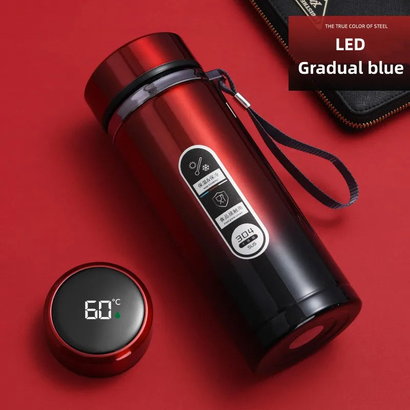 800ml-1L Stainless Steel Thermos – Portable Vacuum Flask with LED Temperature Display