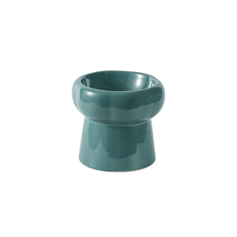 Luna Ceramic Elevated Cat Bowls