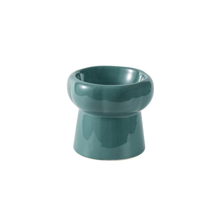 Luna Ceramic Elevated Cat Bowls