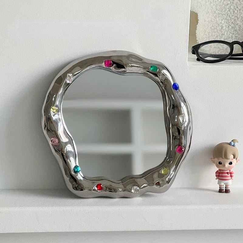 Rainbow Stone Mirror |