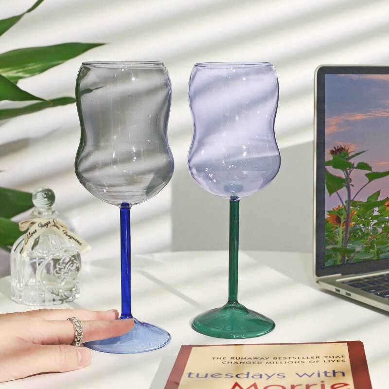 2-coloured Chubby wine glass