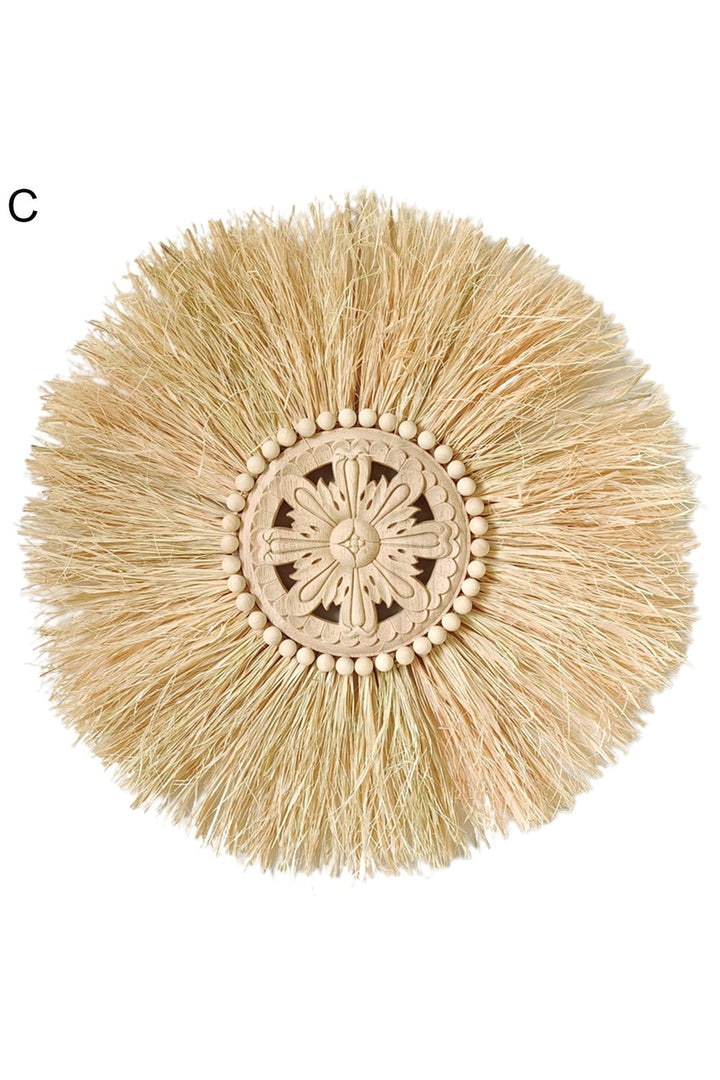 Straw Hat Style Mirror |