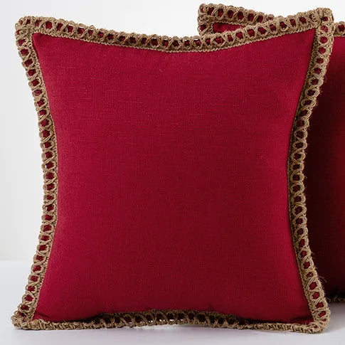colourful pillowcases in French style