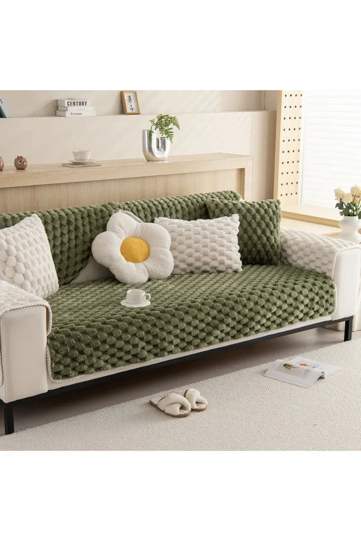 Velvet sofa cover |