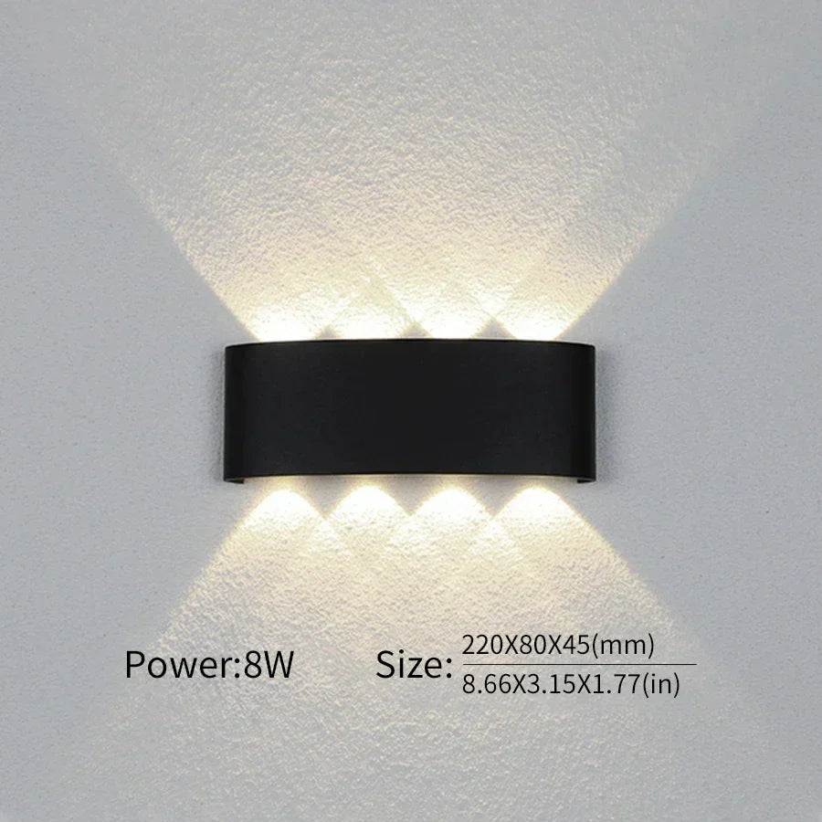 Modern lighting, indoor or outdoor: The versatile LED wall lamp