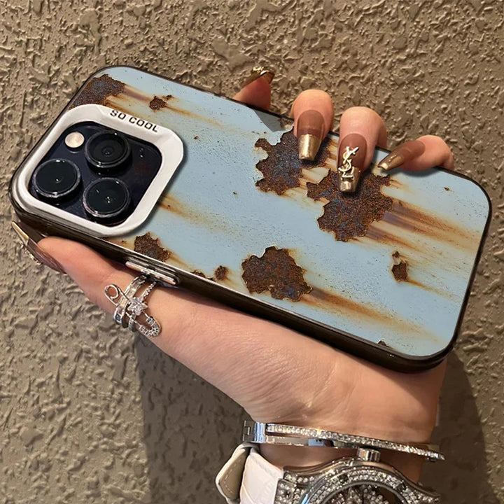 Industrial Rust Finish Shockproof iPhone Case