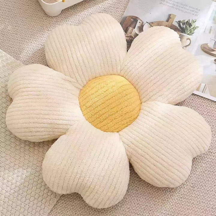 Fluffy Clover Flowers Pillow