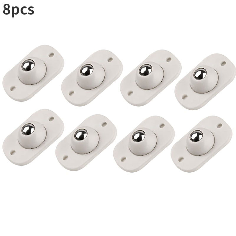 Self-adhesive small furniture wheels