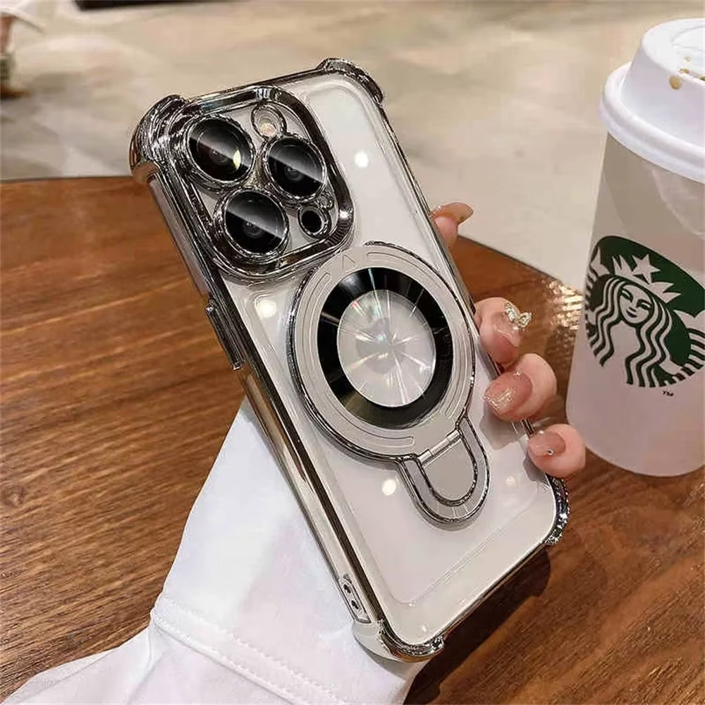 Premium Magnetic iPhone Case with MagSafe Stand &amp; Shockproof Protection