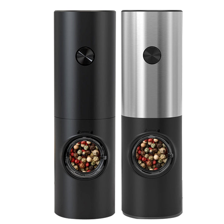 Electric automatic pepper and salt mill with LED light and adjustable grind - Perfect for the kitchen or the restaurant