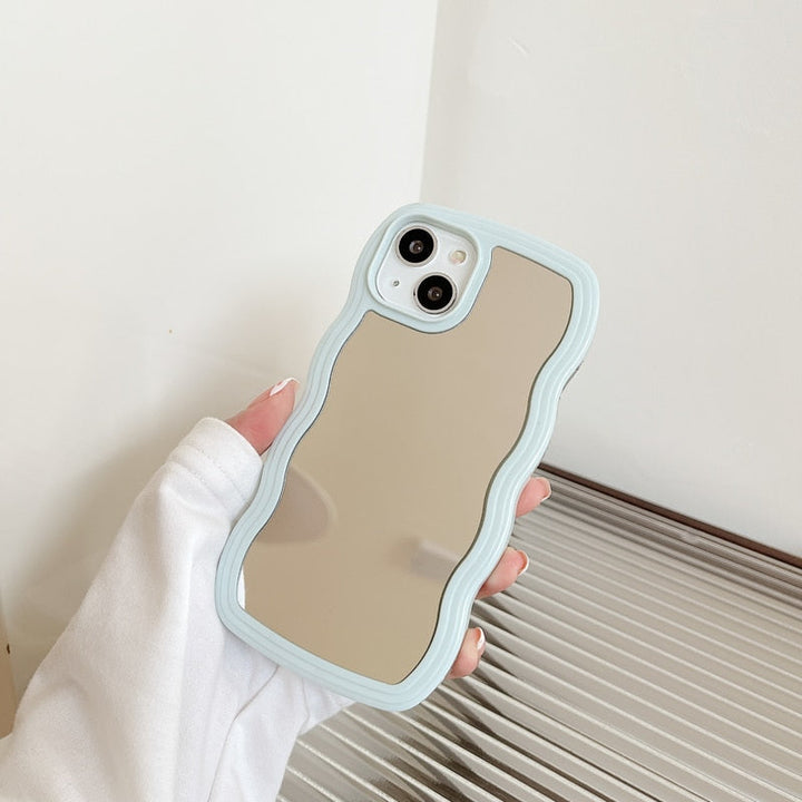 Wavy Makeup Mirror Phone Case
