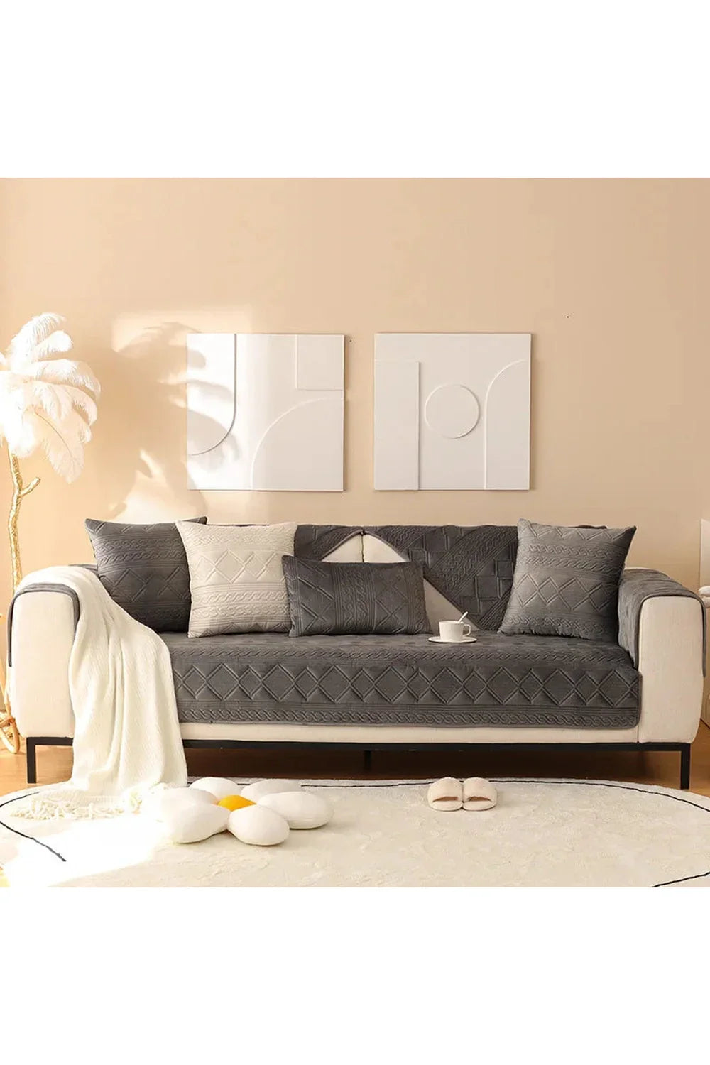 Dutch Velvet Sofa Cover |