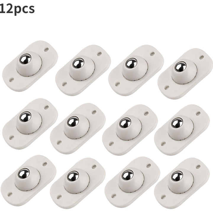 Self-adhesive small furniture wheels