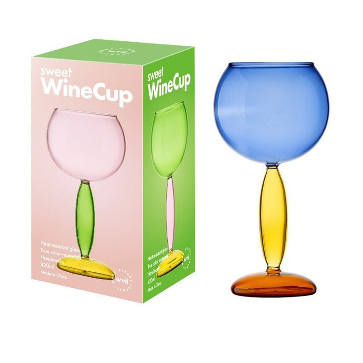 Borosilicate 3-colour Glassware - Wine Glass