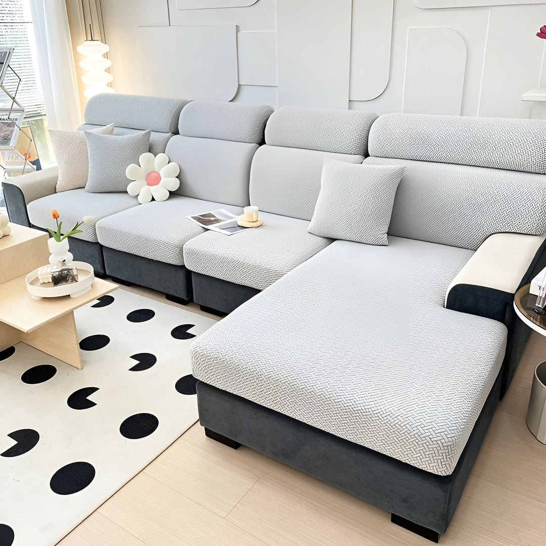 Elastic Sofa Cover – Water-Repellent and Tailored | Protective Cover Made from Stretch Fabric |