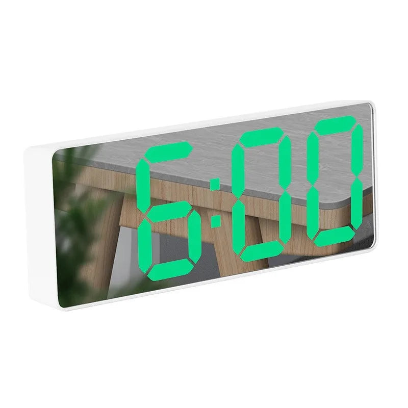 Intelligent mirror with alarm for a better start to the day