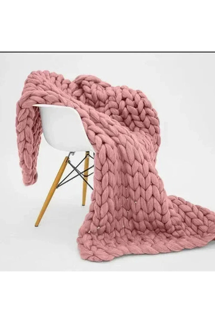 Cozy Knit Chunky Blanket