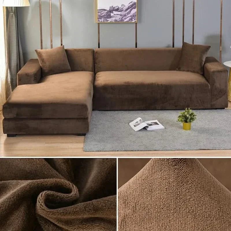 PlushFit - High-Quality Sofa Covers Made of Stretch Velvet