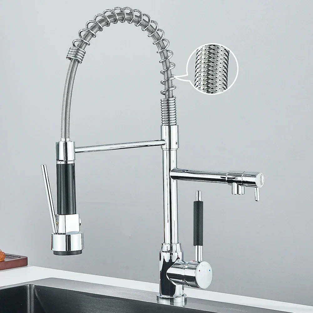 SpringFlow – Kitchen faucet with dual outlet