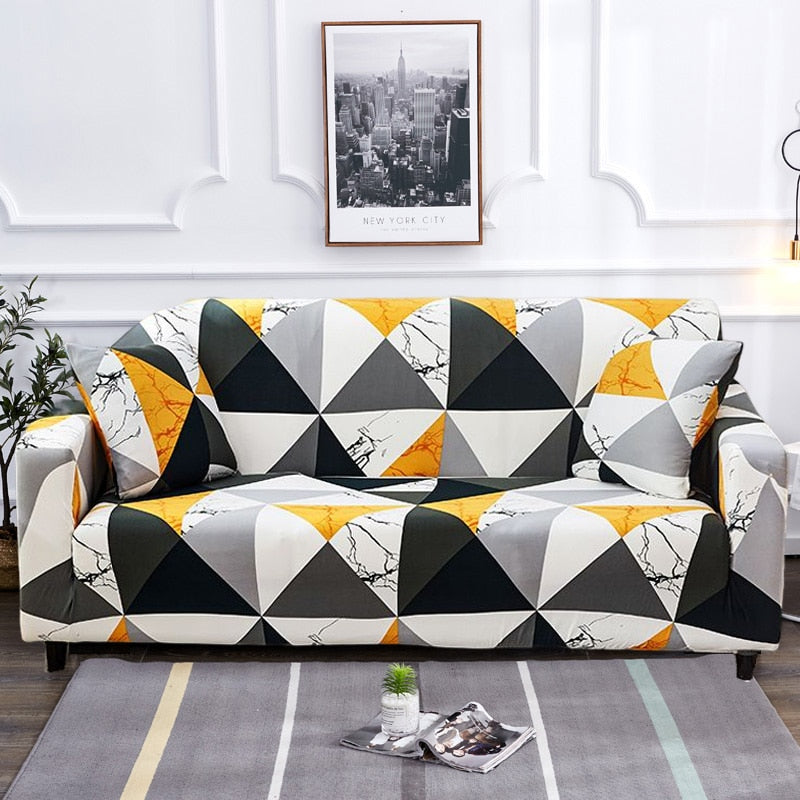 Modern Non-slip colourful Elastic Sofa Cover