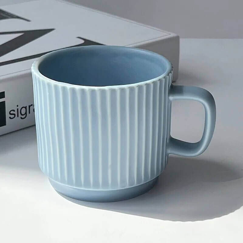 Large Retro Ceramic Mug