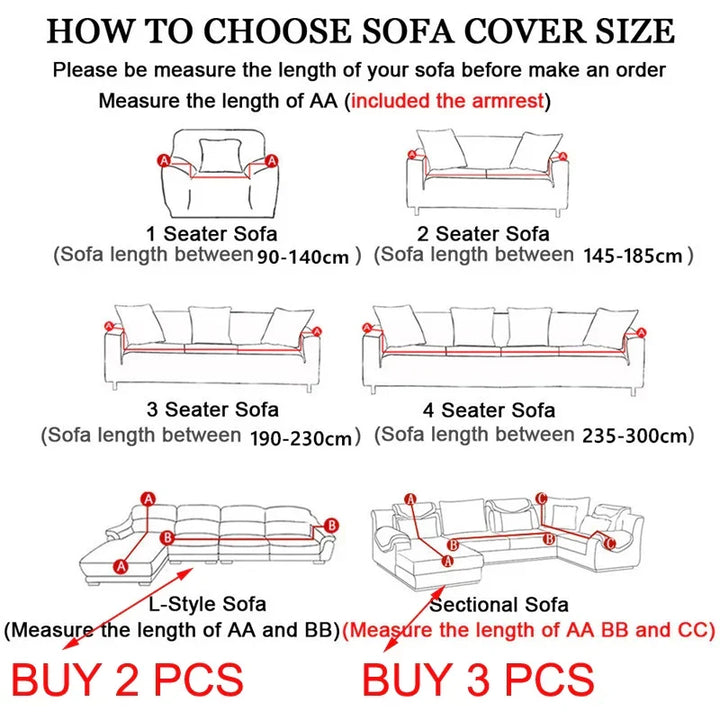 Waterproof Elastic Sofa Cover