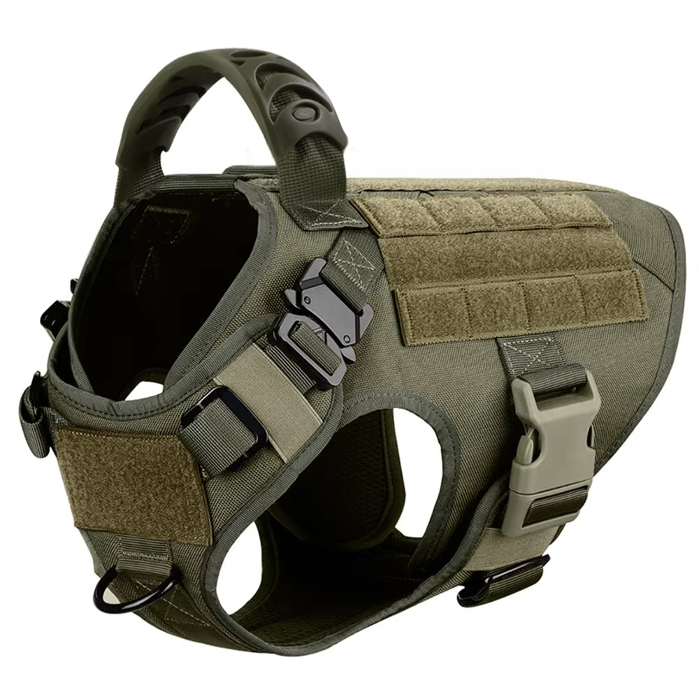 Tactical Dog Harness and Leash Set for Medium and Large Dogs