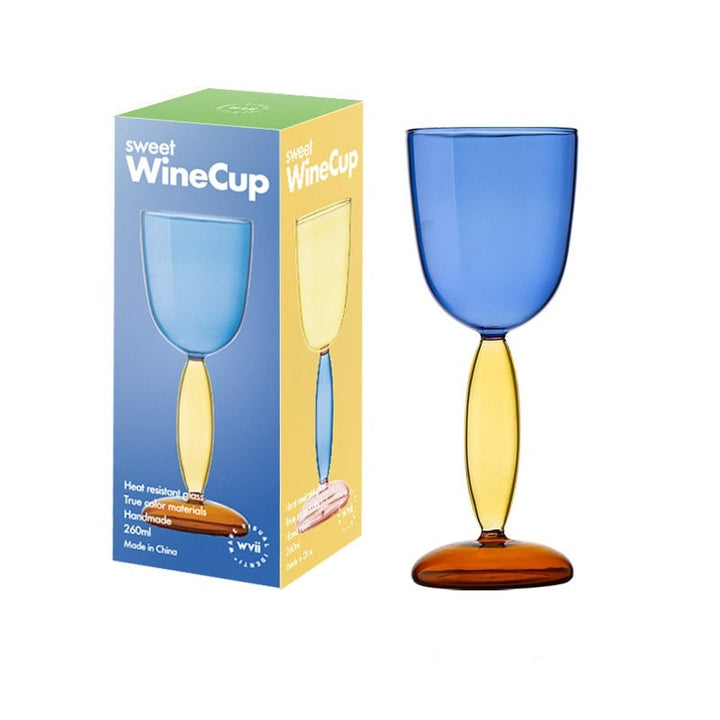 Borosilicate 3-colour Glassware - Wine Glass