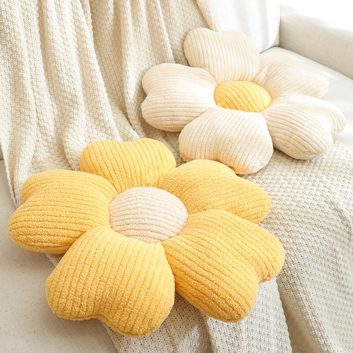 Fluffy Clover Flowers Pillow