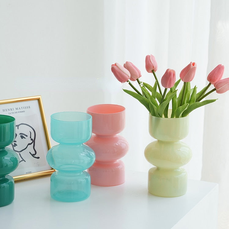 Glass Animal Vase - Multicolour