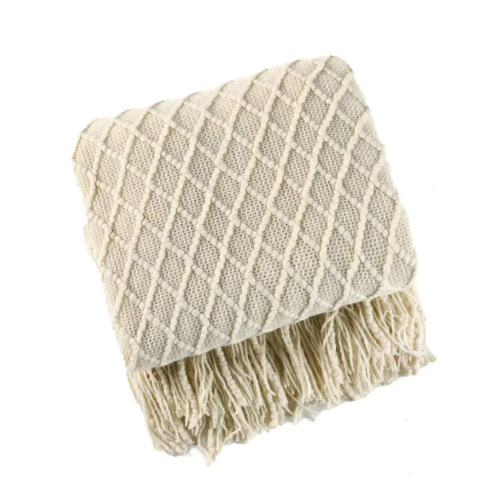 Nordic Style Dick Knitted Blanket