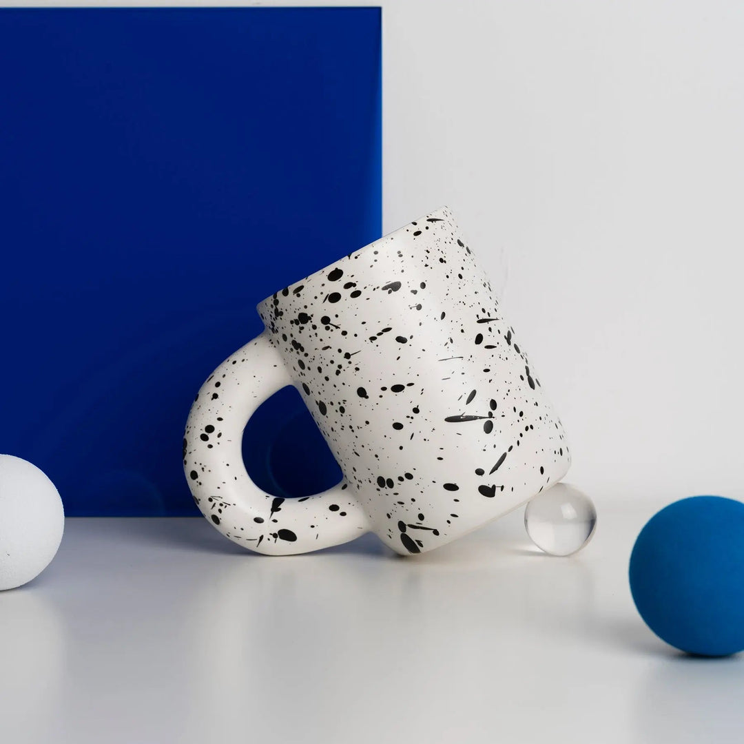 Simple solid ceramic mugs