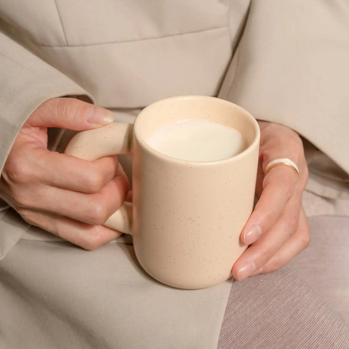 Simple solid ceramic mugs