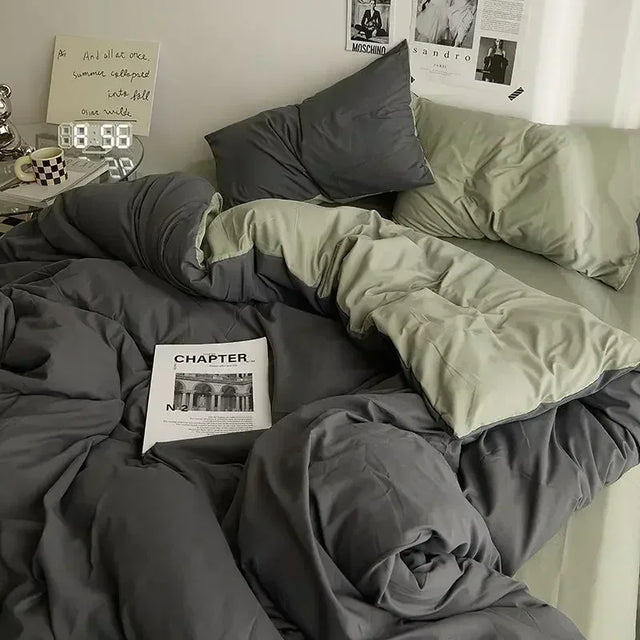 Reversible Bedding Set, Soft and Breathable for Modern Comfort |