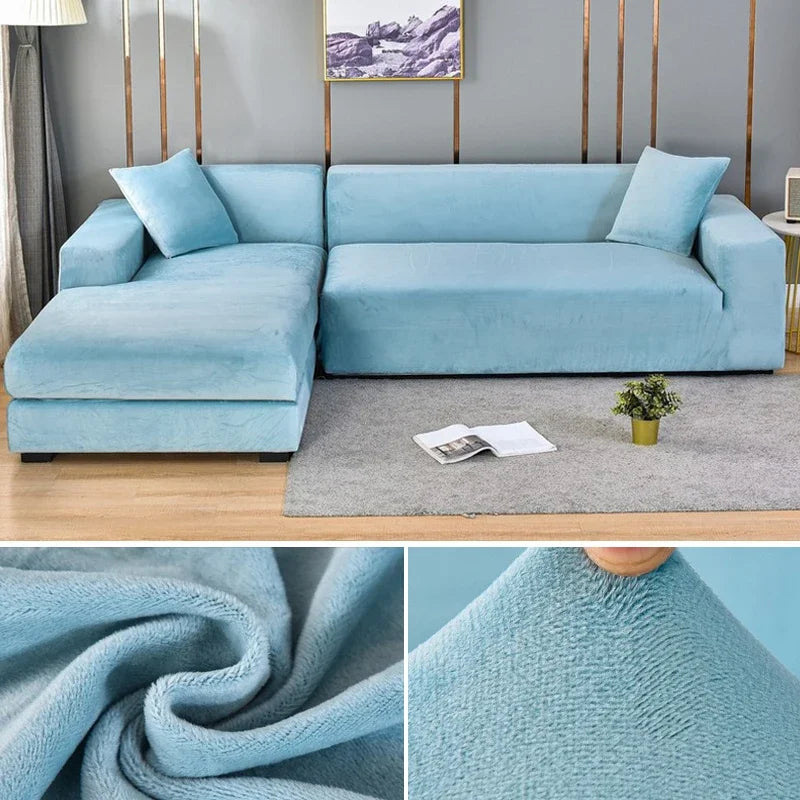 Luxury Stretch-Velvet Sofa Cover – Stylish Protection for Any Sofa