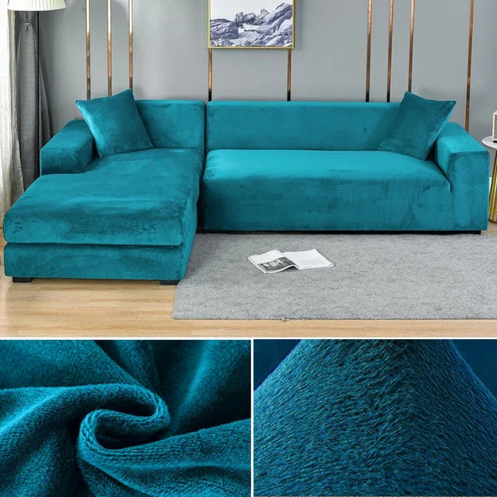 Luxury Stretch-Velvet Sofa Cover – Stylish Protection for Any Sofa