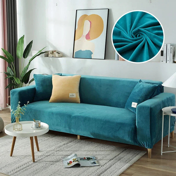 Luxury Stretch-Velvet Sofa Cover – Stylish Protection for Any Sofa