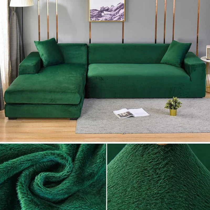 Luxury Stretch-Velvet Sofa Cover – Stylish Protection for Any Sofa