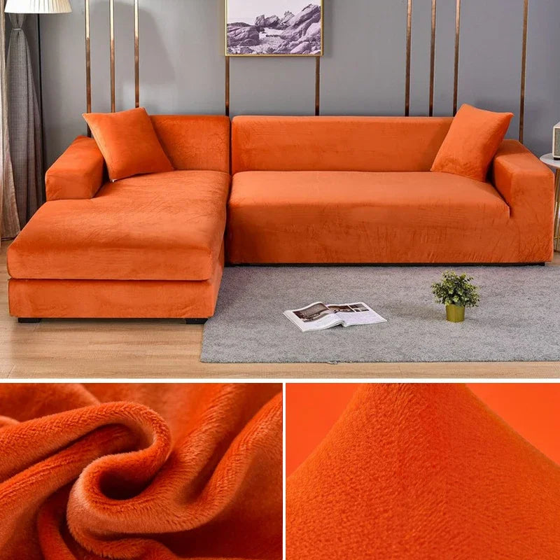 Luxury Stretch-Velvet Sofa Cover – Stylish Protection for Any Sofa