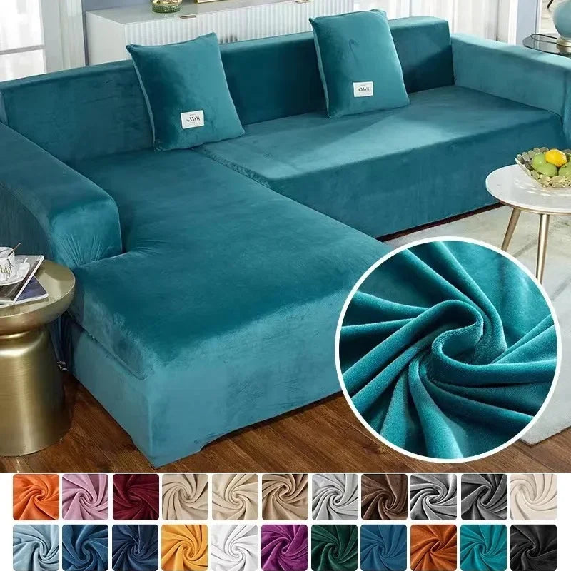 Luxury Stretch-Velvet Sofa Cover – Stylish Protection for Any Sofa
