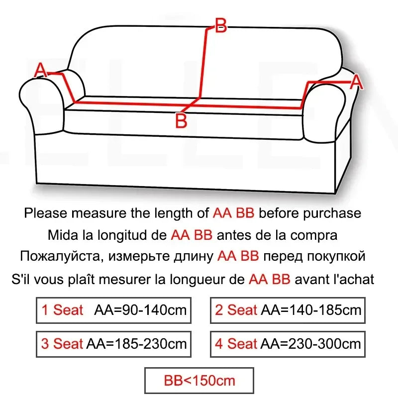 Luxury Stretch-Velvet Sofa Cover – Stylish Protection for Any Sofa