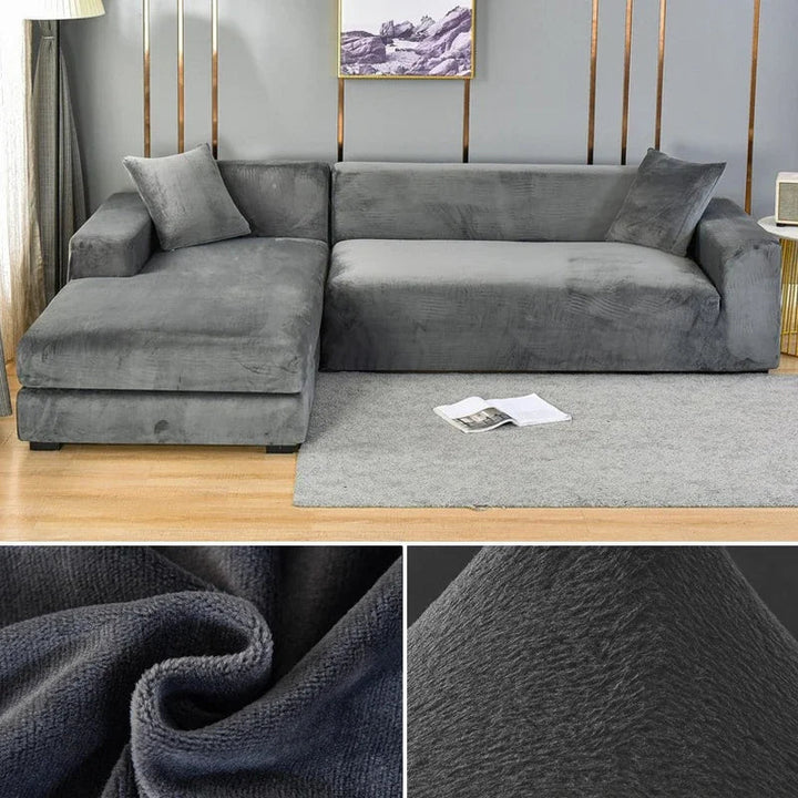 Luxury Stretch-Velvet Sofa Cover – Stylish Protection for Any Sofa