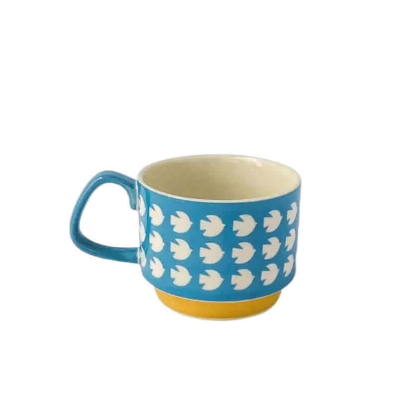 Outstanding Retro Coffee Mugs made of Ceramic – available in 8 different patterns