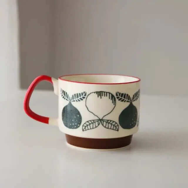 Outstanding Retro Coffee Mugs made of Ceramic – available in 8 different patterns
