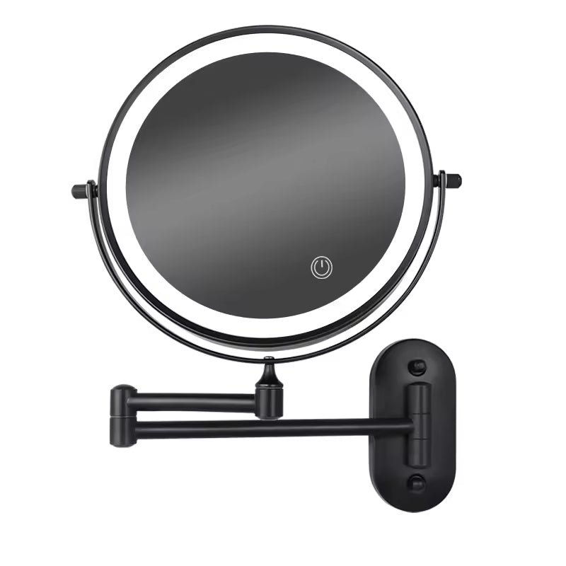 Cosmetic Mirror VisoGlow | 3 Light colours | 3x Magnification | Wireless &amp; Rechargeable