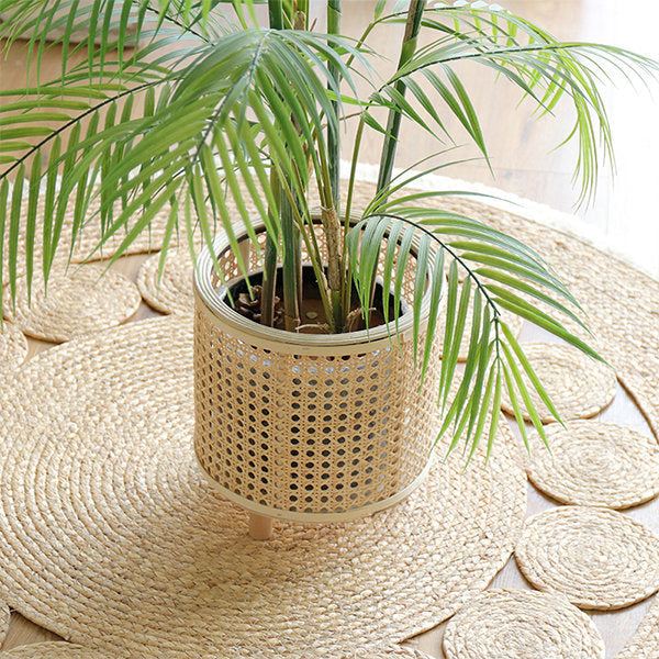Braided Flower Pot Holder made of Rattan