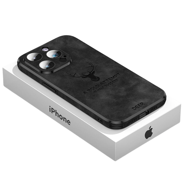 Leather iPhone Case with Shock Protection &amp; Elegant Design