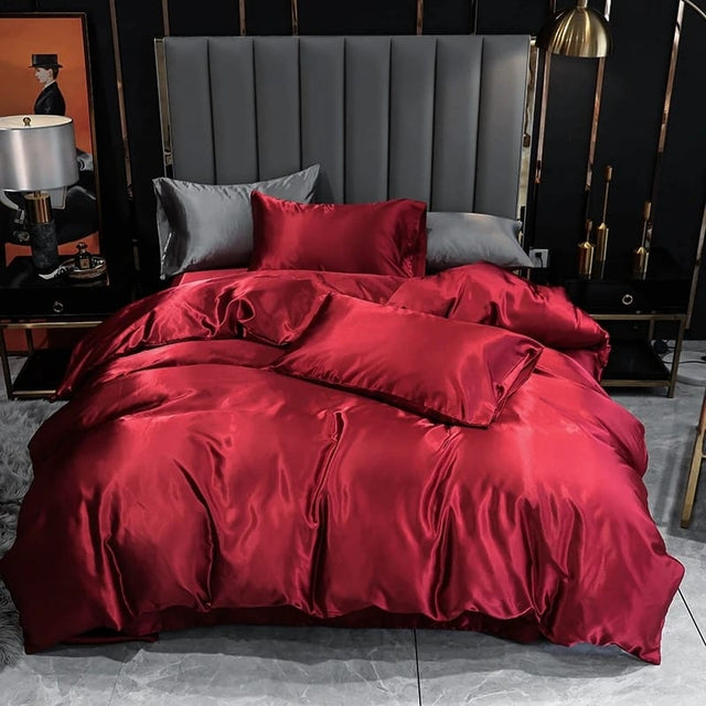 6-piece silk bedding set