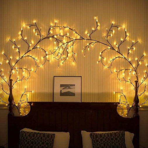 Wine LED Garden String Lights – 144 flexible LEDs with 8 modes for indoor and outdoor use
